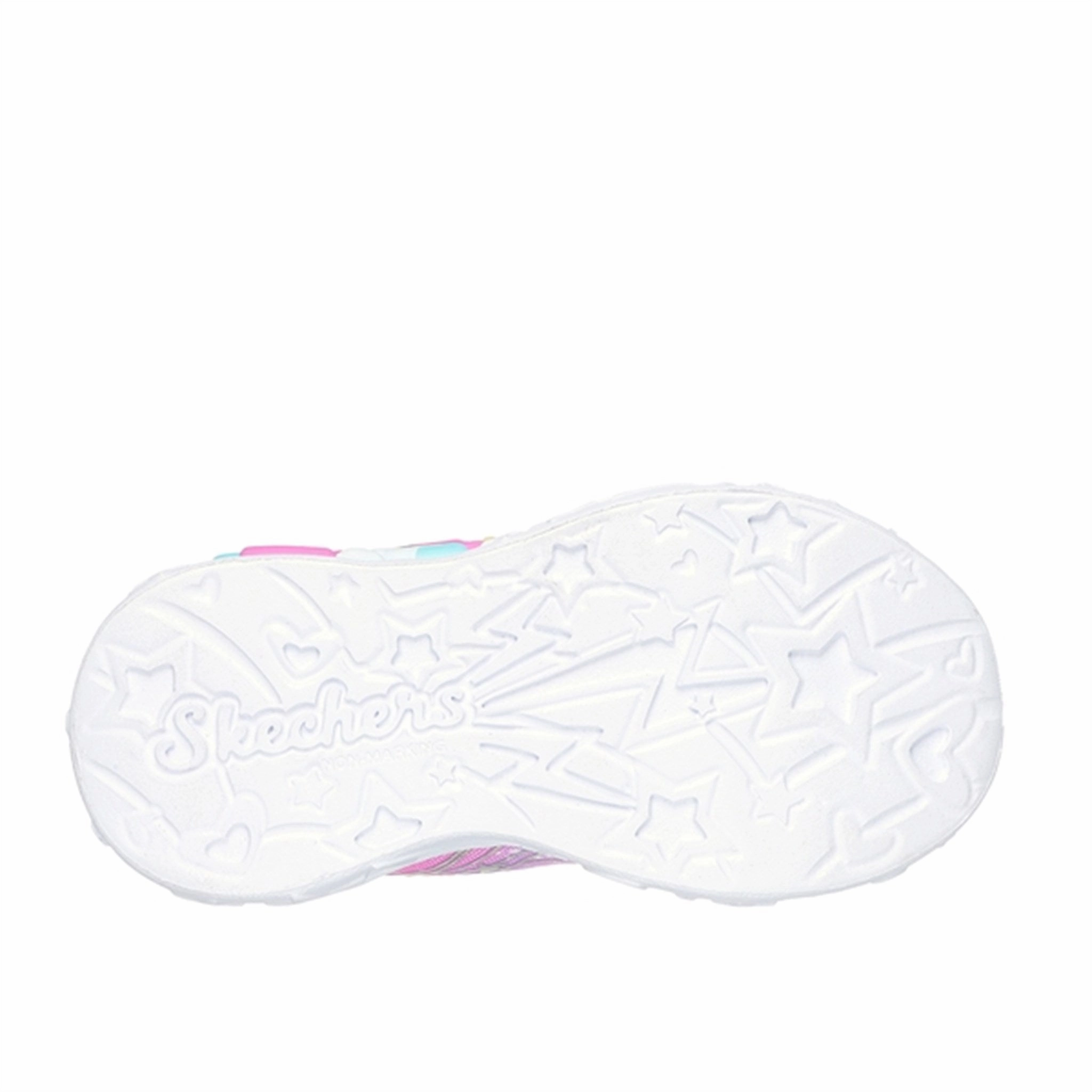 Skechers Unicorn Dreams Ombre Print & Star Shoe Pink Turquoise Your City System Street-Ready