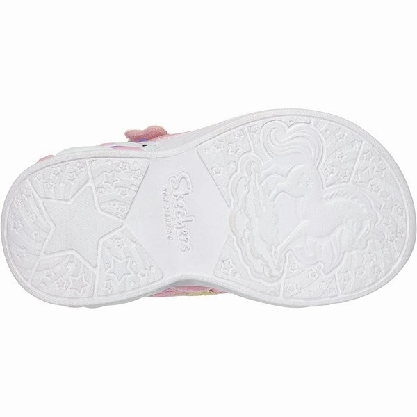 Relaxed Refinement Skechers Unicorn Dreams Sandal Light Pink Multi