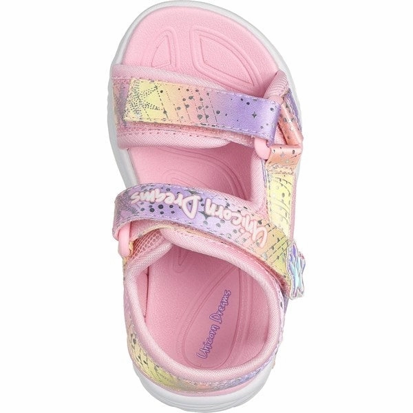 Skechers Unicorn Dreams Sandal Light Pink Multi Urban Clarity Wear