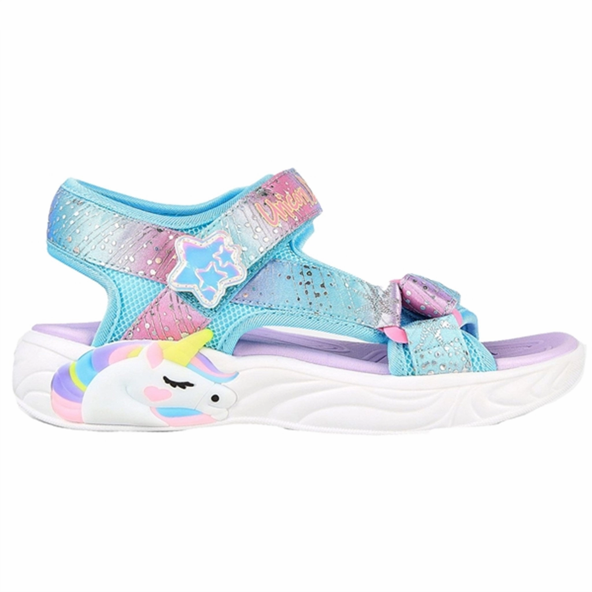 Daily Wear Skechers Unicorn Dreams Sandals Purple Multicolor