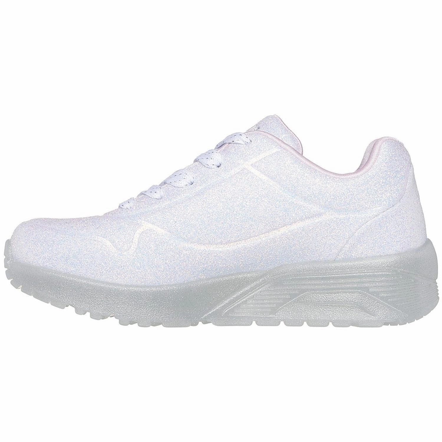 Lightweight Living Edge-Layered Skechers Uno Ice - Shine Pop Sneakers