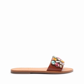 Jolie Nappa Leather Sandal Street-Forward