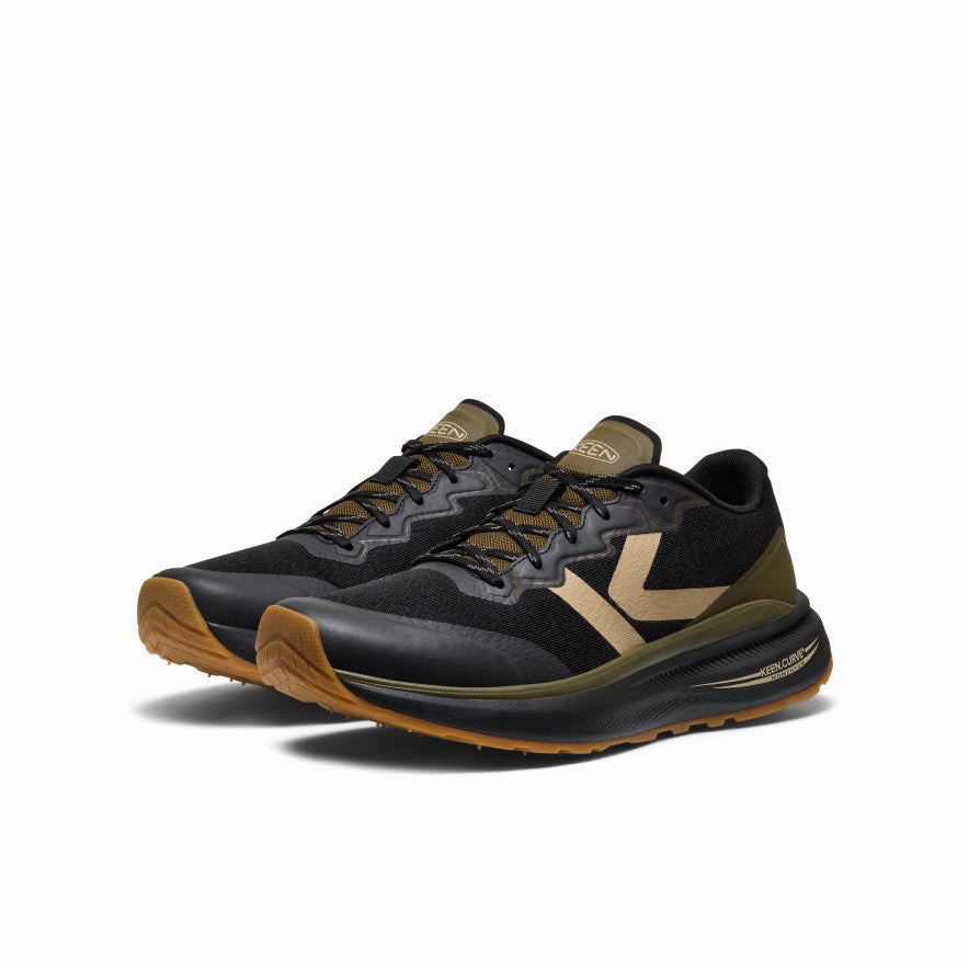 Men'S Wk500 Walking Shoe  |  Black/Dark Olive Versatile Future Step Into Rhythm