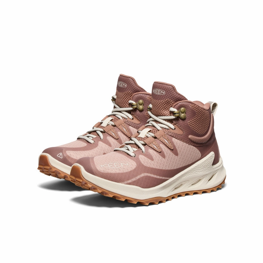 Everyday Fresh Quiet Vibe Women'S Zionic Waterproof Hiking Boot  |  Warm Taupe/Birch