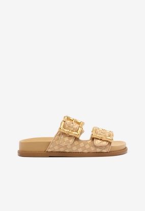 Precision In Style Less Is Bold Enola Beige Sporty Sandal