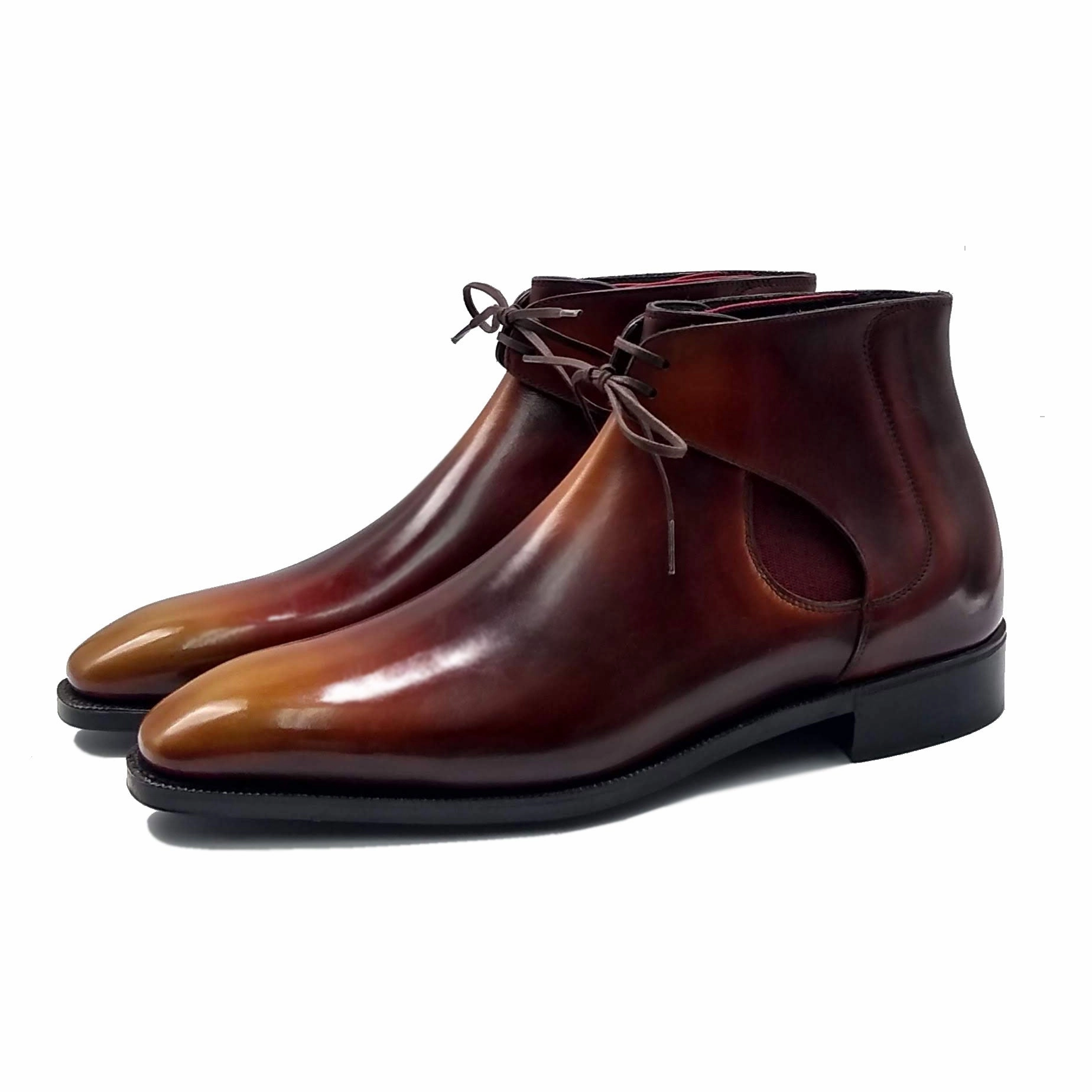 Decon Chelsea Boot - Brown & Cognac Handmade Patina Signature Look Refined Fit Gear