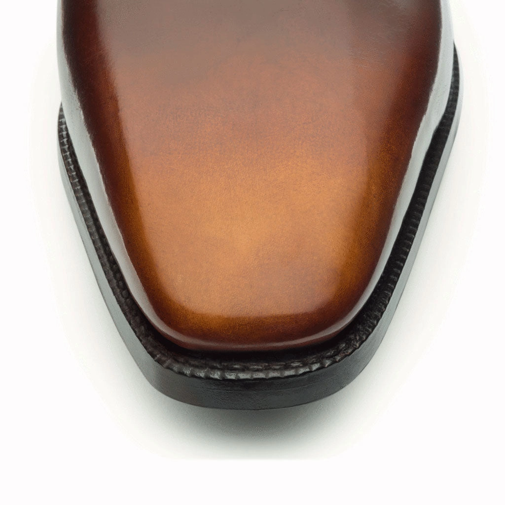 Decon Chelsea Boot - Brown & Cognac Handmade Patina Day-Built
