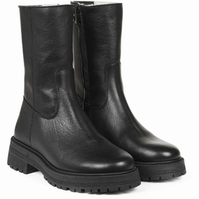 Angulus Black/Black Mid-Cut Boot With Elastic And Zipper Essentials, Upgraded