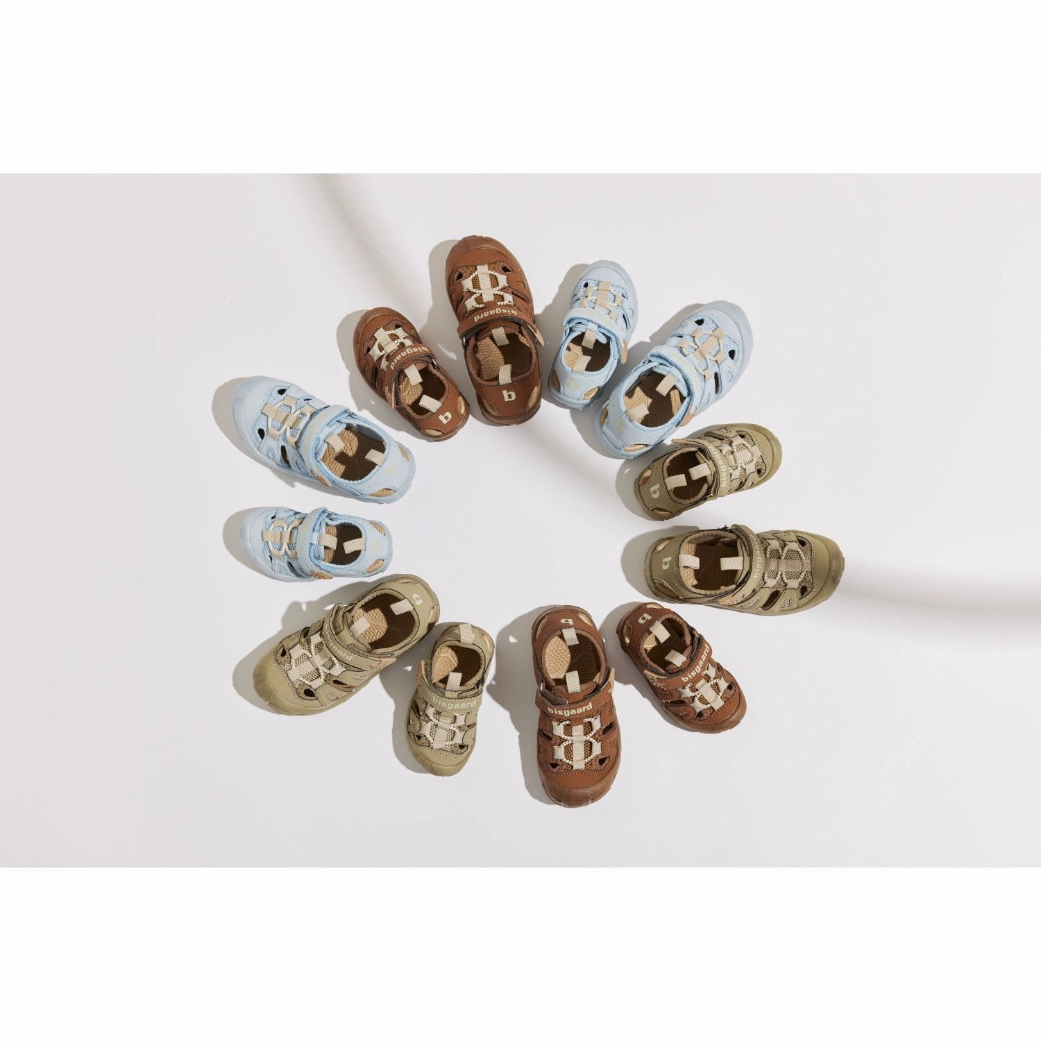 Adapted Living Bisgaard Baby Blue Parker Velcro Shoe