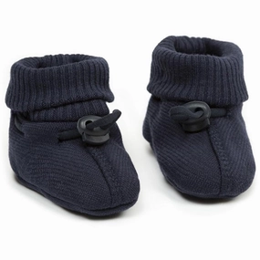 Motion Simplicity Quiet Attitude Smallstuff Wool Booties Navy