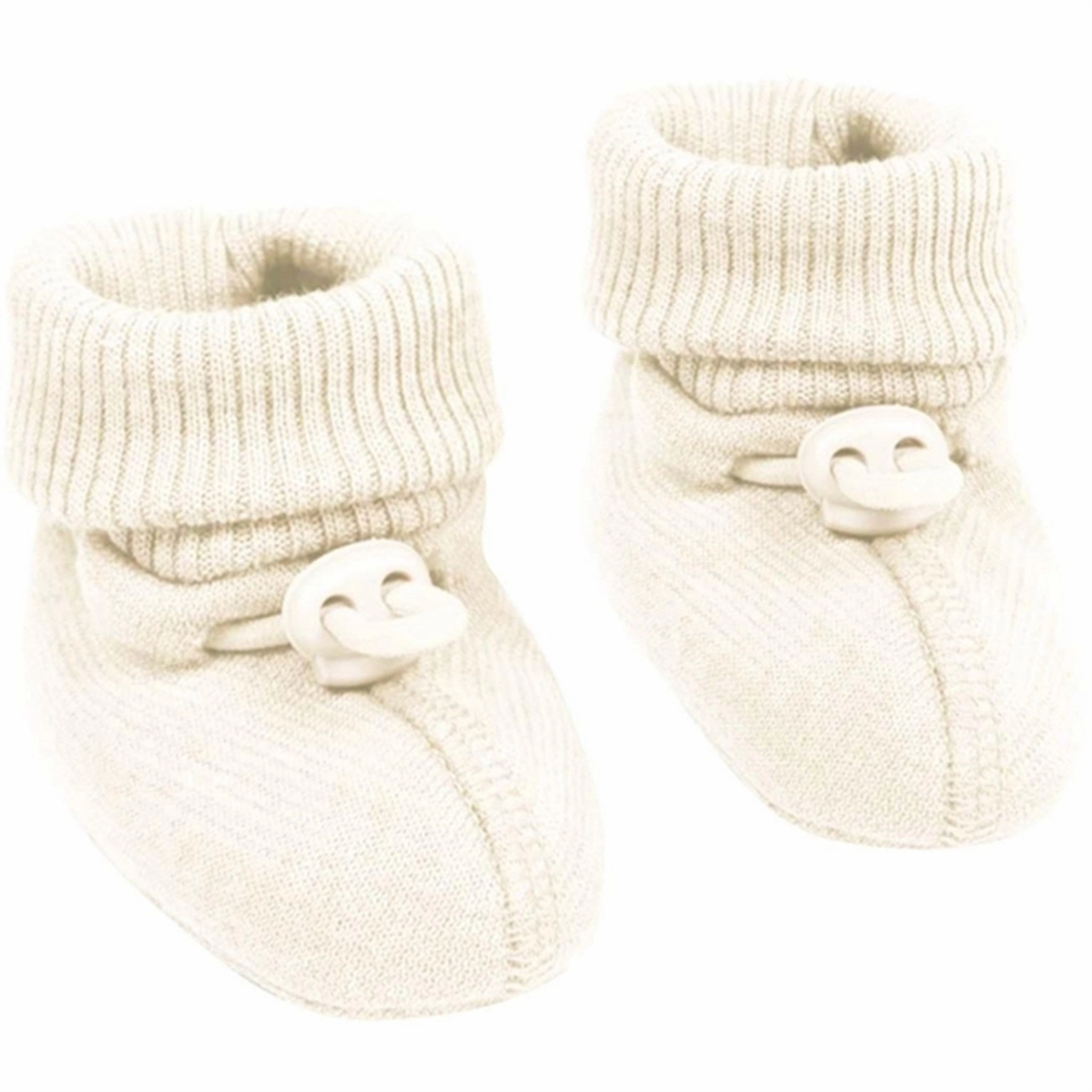 Smallstuff Wool Booties Off White Go Anywhere