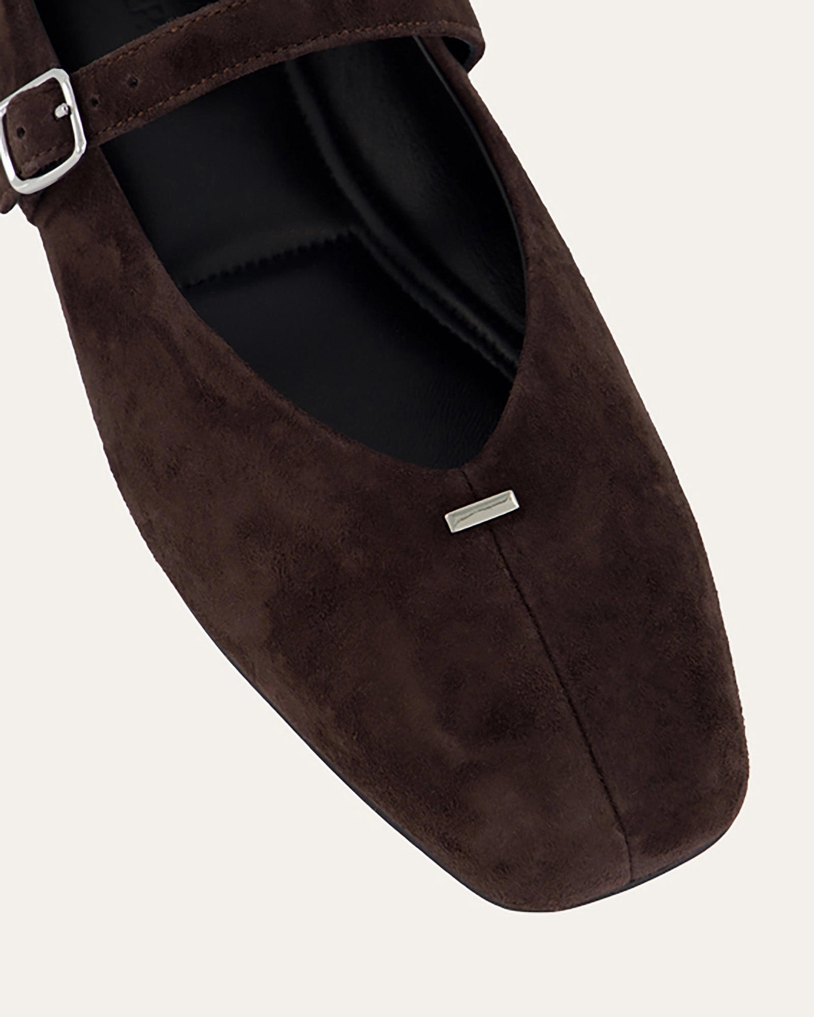 Fit To Live April Casual Flats Bitter Choc Suede