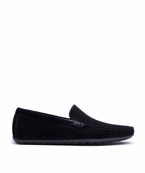 Future-Ready Looks Purely You Dandy Black Suede Calfskin Moccasin