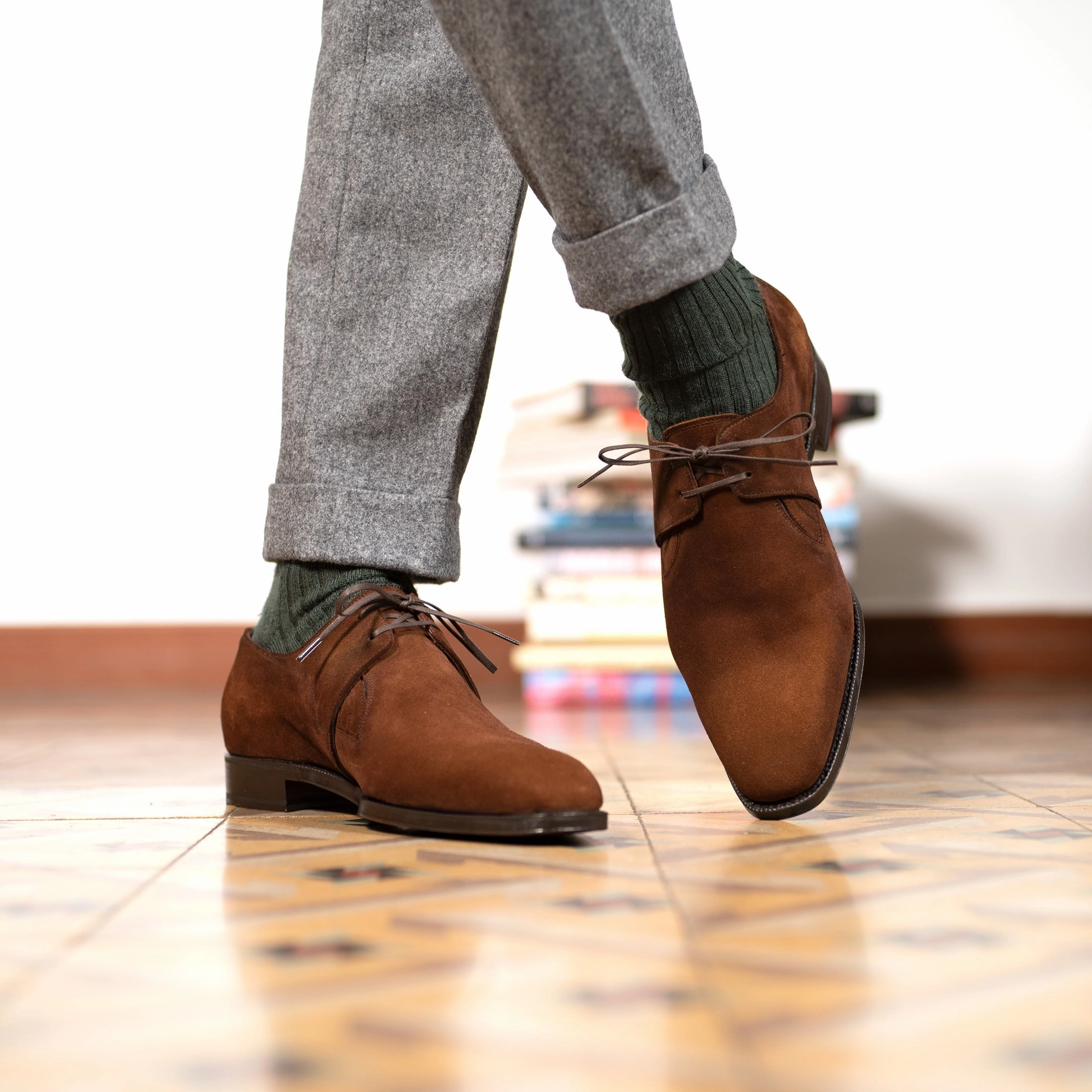 Westley Decon Derby Shoe Mto - Snuff Suede Streamlined Life Dynamic Looks