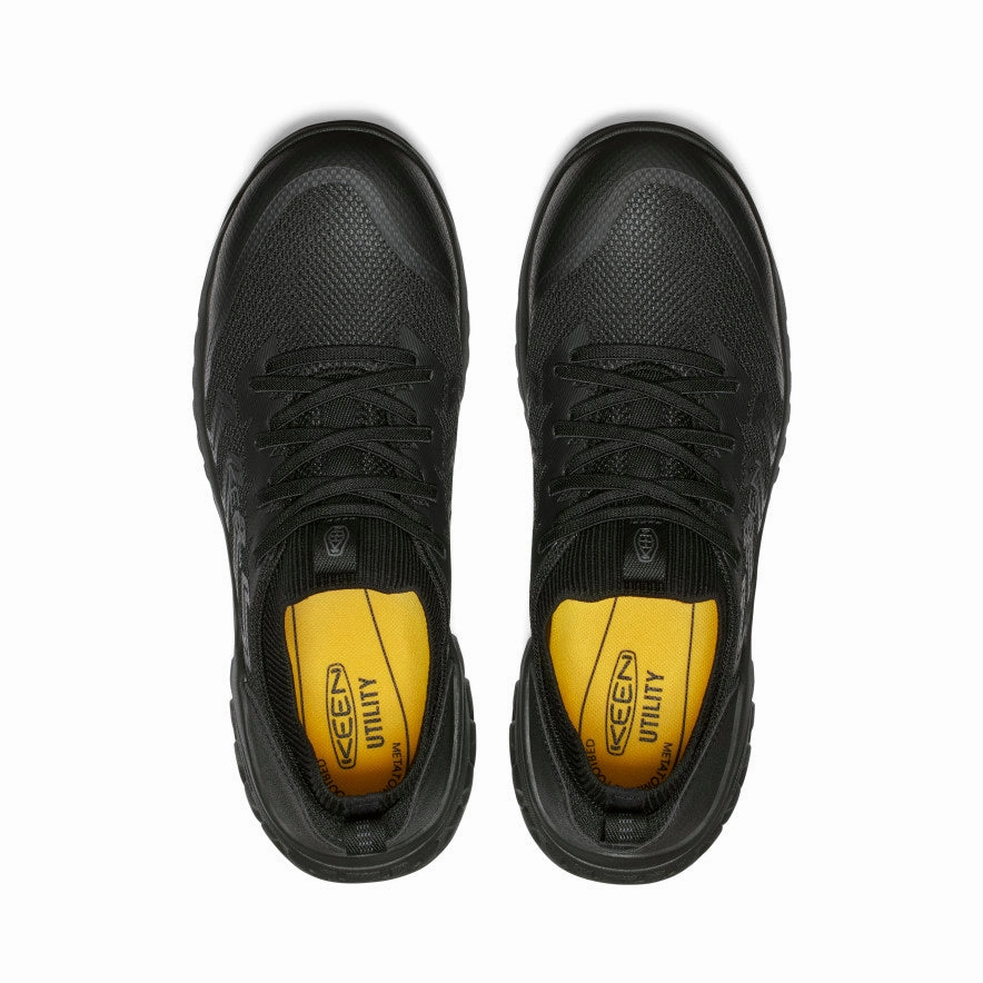 Men'S Arvada Shift Work Sneaker (Carbon Toe)  |  Black/Black Minimalist Edge