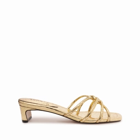 Refined Streetwear Rachel Mule Metallic Sandal