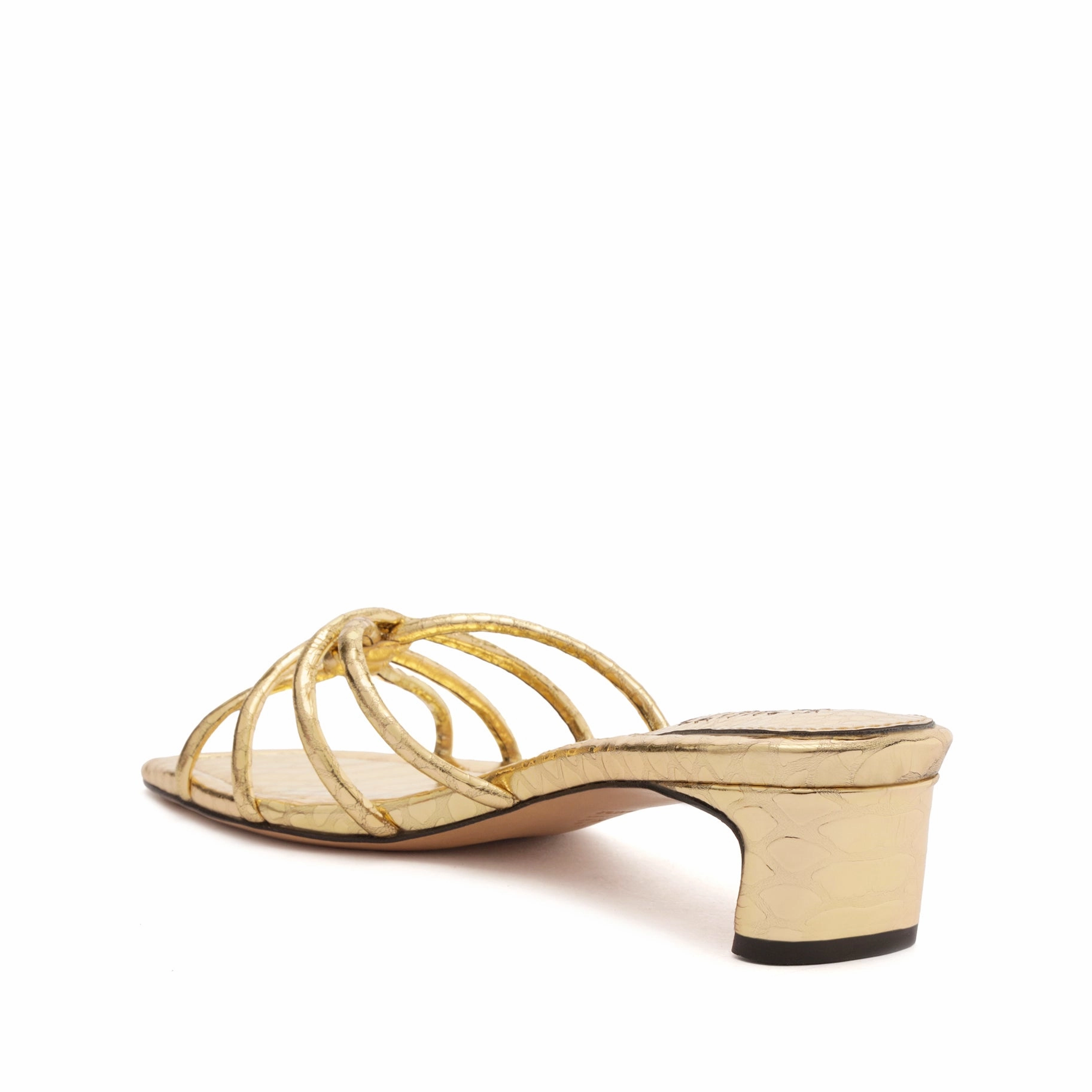 Rachel Mule Metallic Sandal Refined Urbanism All-Weather Vibe