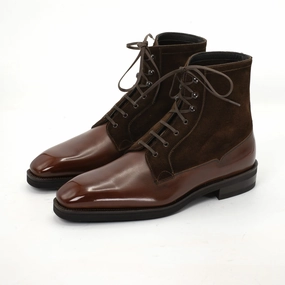 Roy Balmoral Derby Boot Mto - Chocolate Crafted Quality