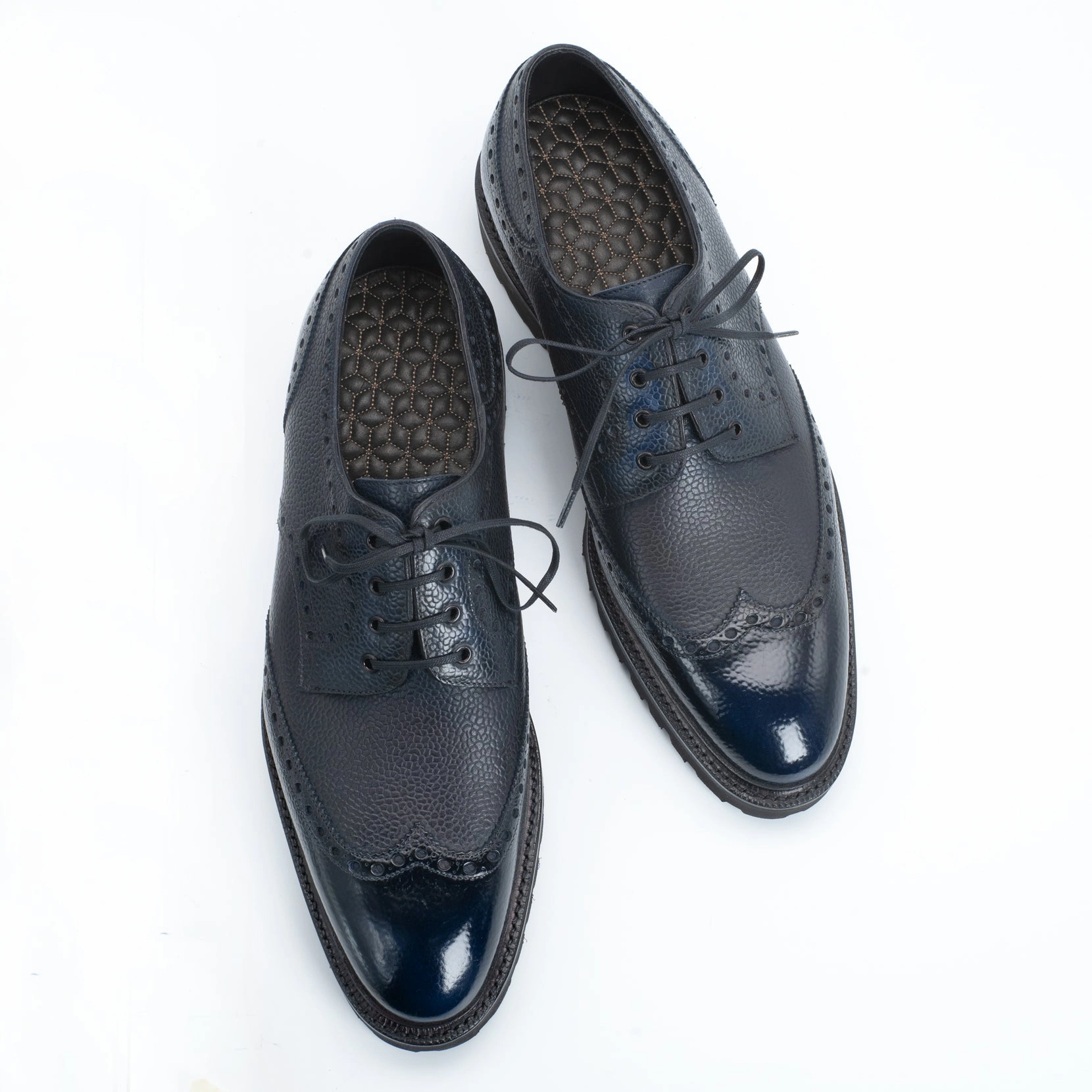 Constant Comfort Willem Wingtip Derby Mto - Orion Handmade Patina