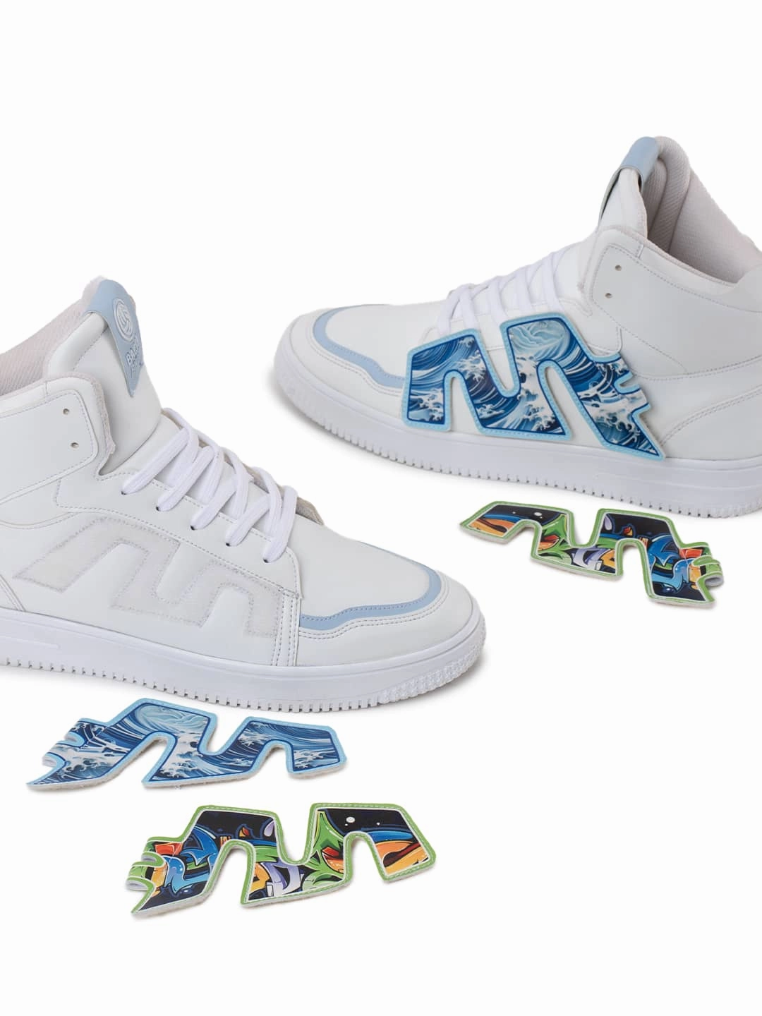 Bacca Bucci High-Top Patch-Play Men'S Sneakers Essential Gear Elevated Gear