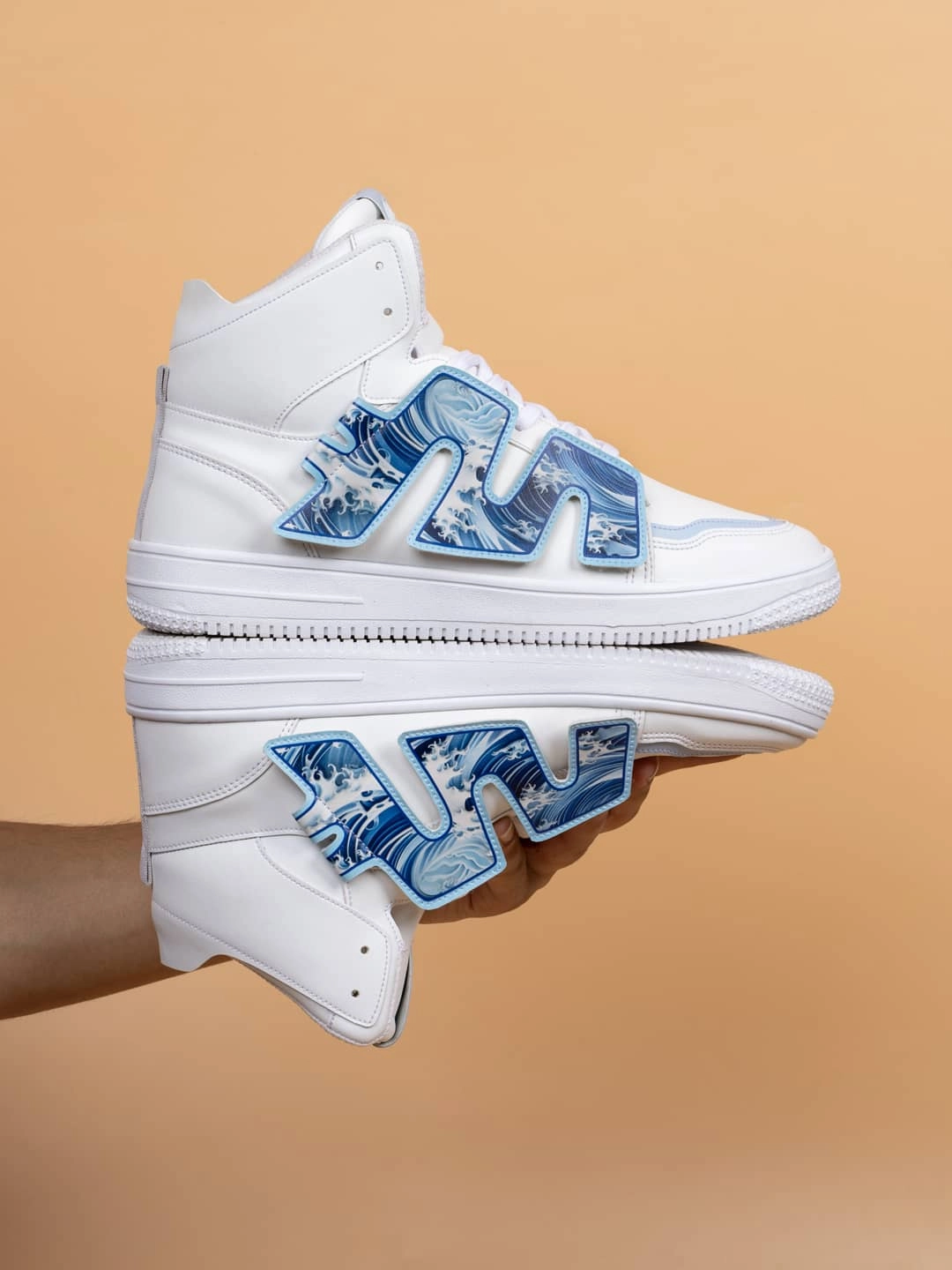 Bacca Bucci High-Top Patch-Play Men'S Sneakers Clean City Core Iconic Minimalism