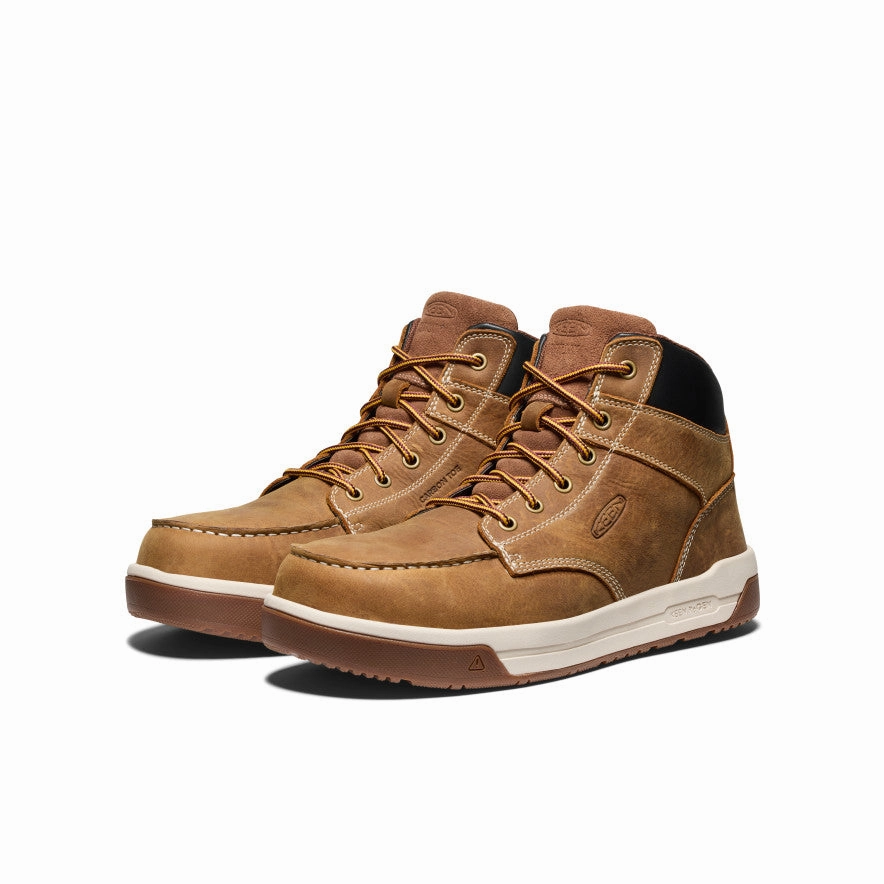 Comfort-Focused Men'S Gibson Boot (Carbon Toe)  |  Belgian/Gum