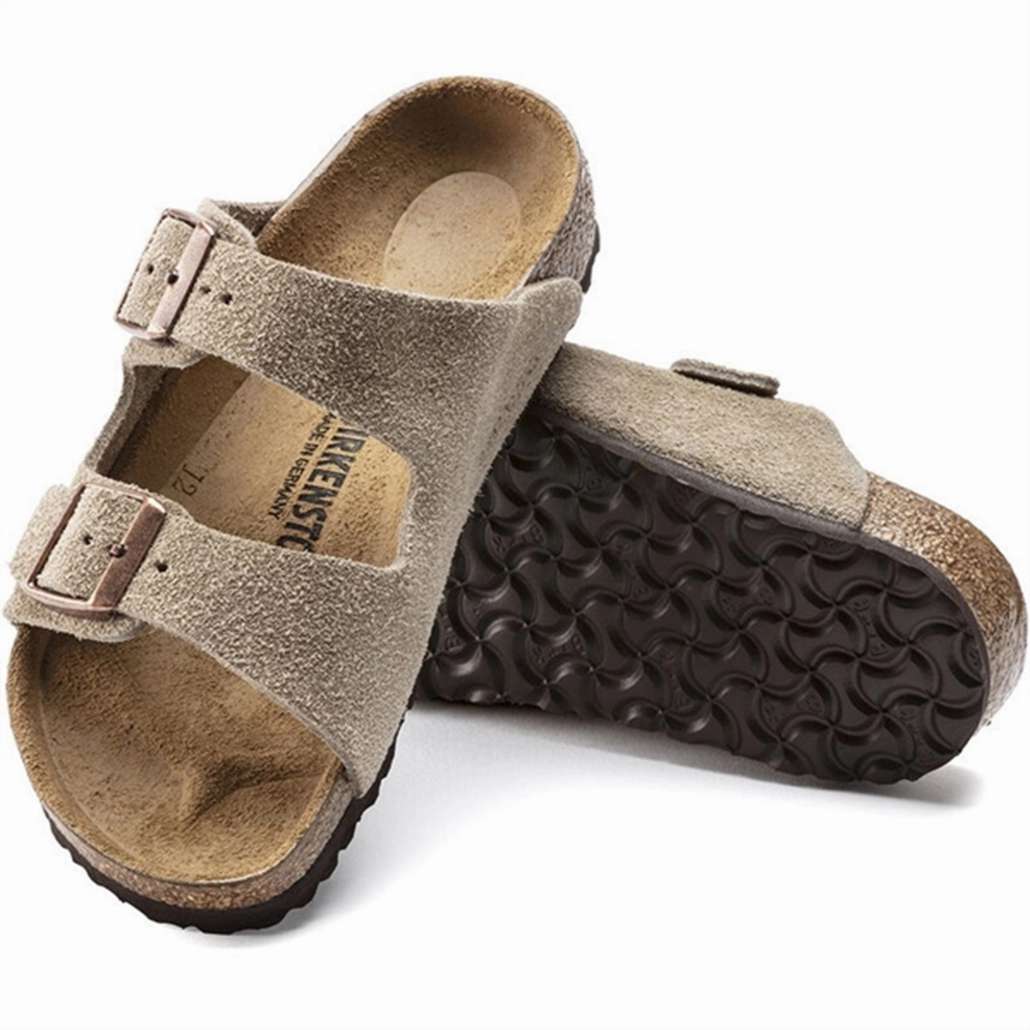 Birkenstock Arizona Kids Leve Taupe Sandals Clean-Forward Refined Edge