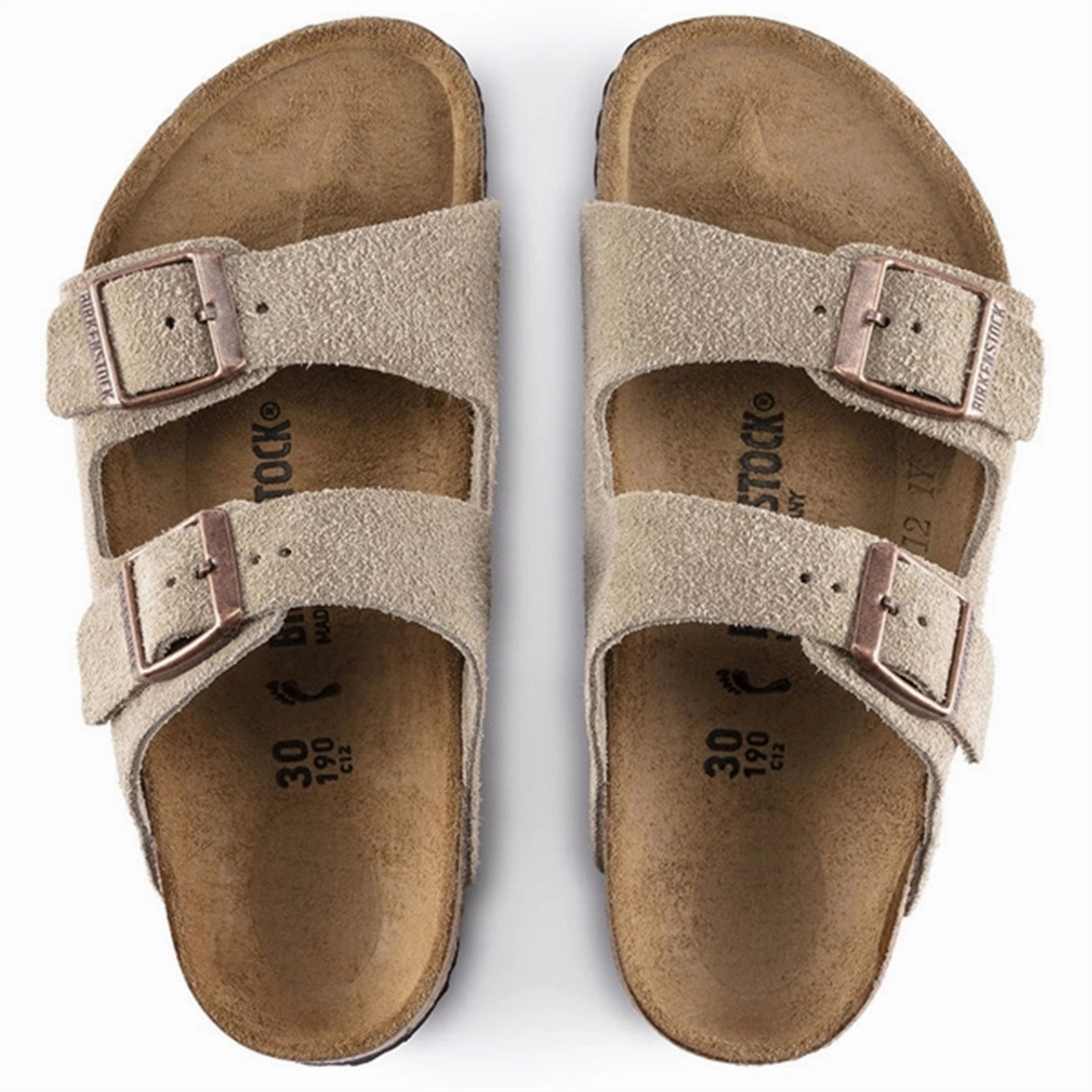 Birkenstock Arizona Kids Leve Taupe Sandals Engineered Fit Future-Ready Fit