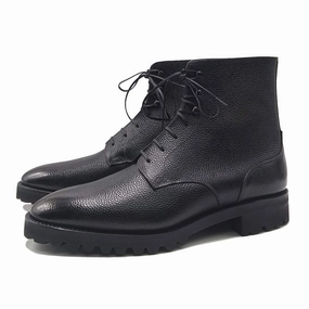 Derby Simple Boot - Black Patina Go Further Light-Living