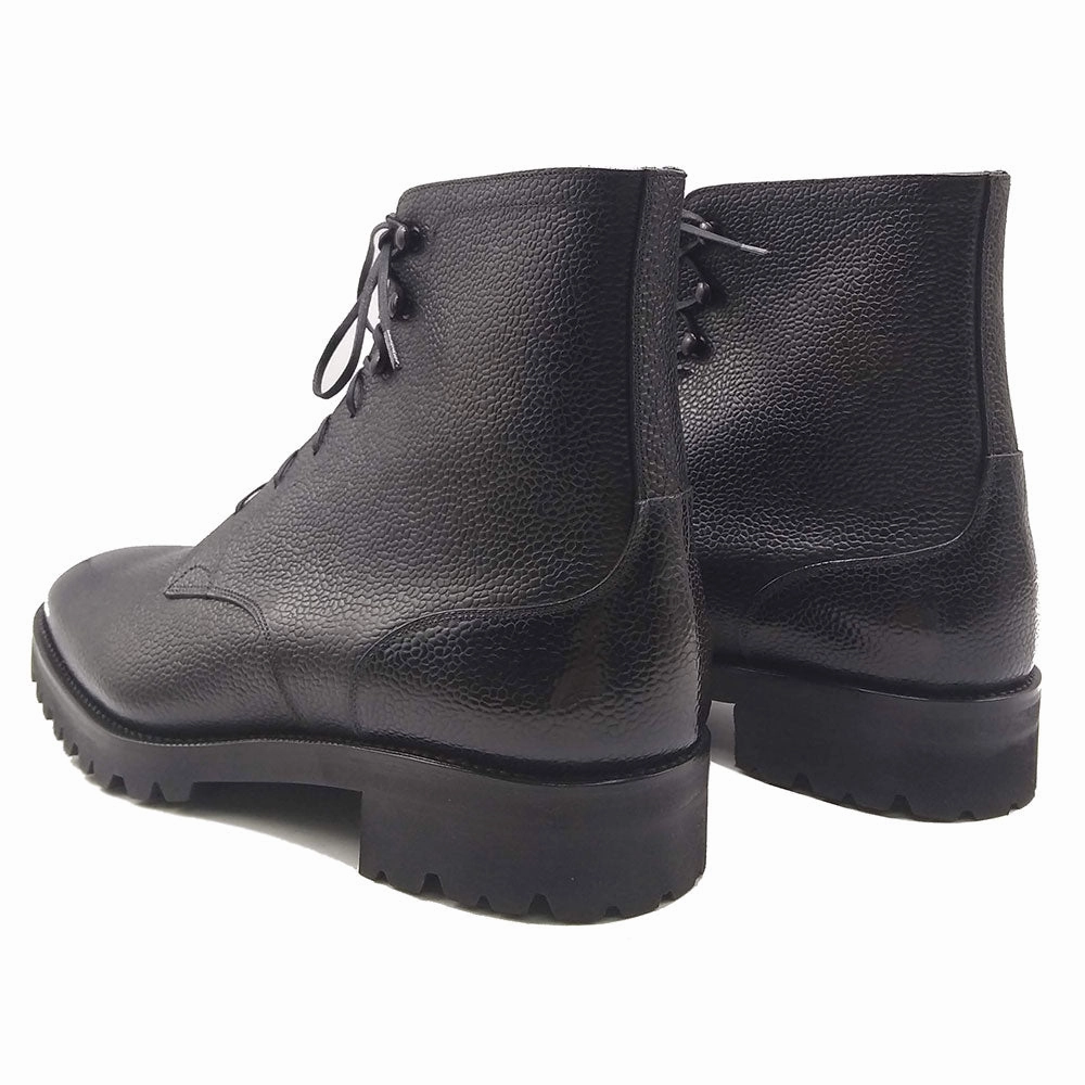 Fresh Silhouette Derby Simple Boot - Black Patina