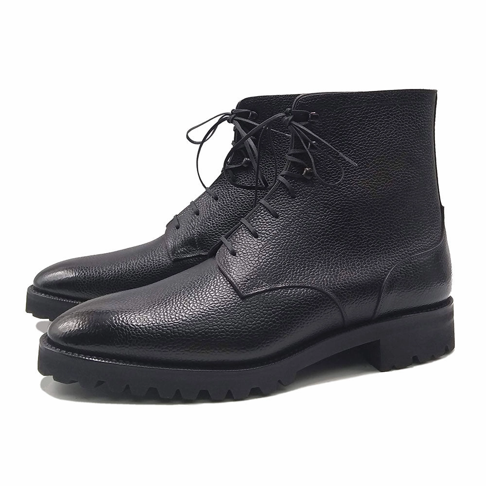 Derby Simple Boot - Black Patina Go Further Light-Living