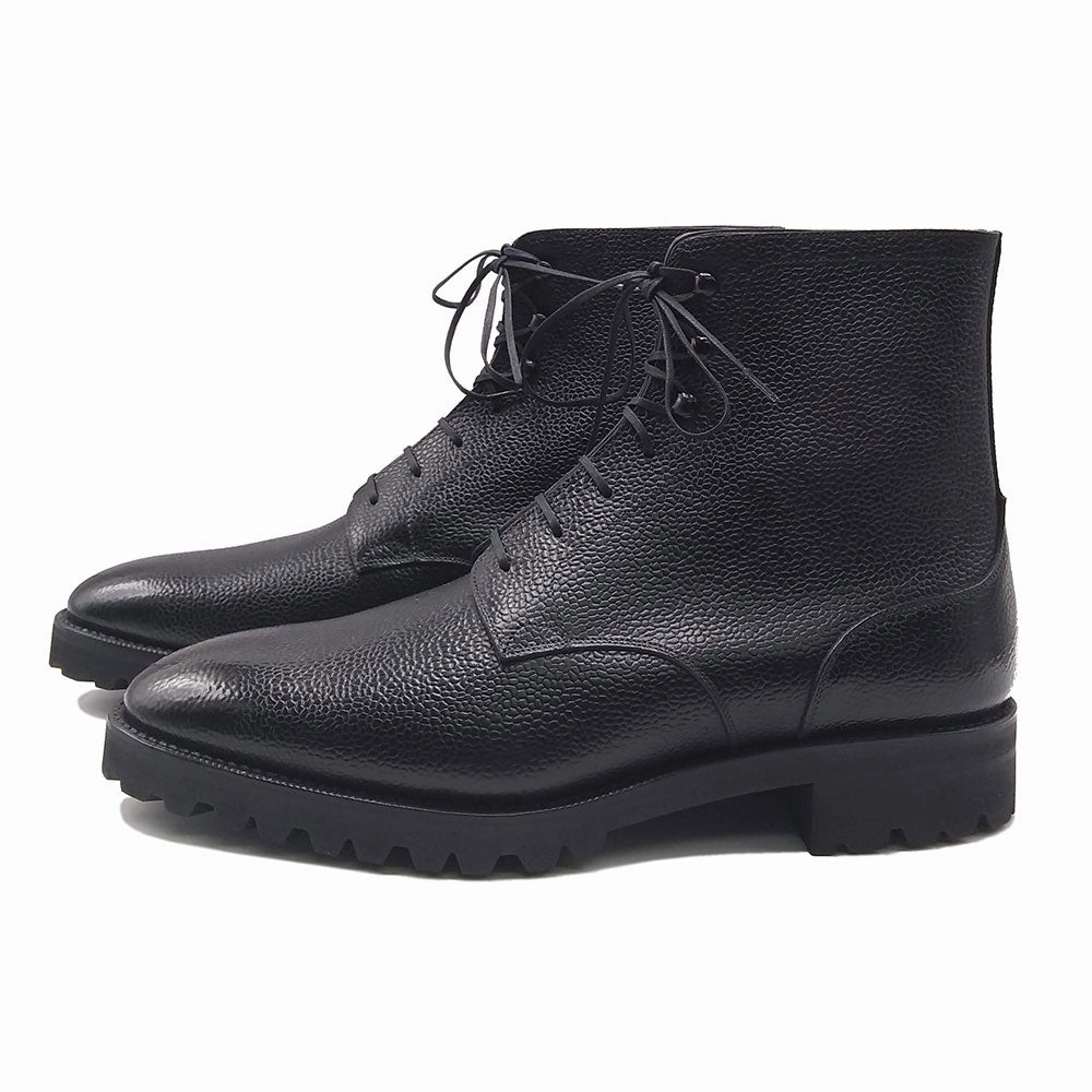 Derby Simple Boot - Black Patina Dynamic Layerwear Urban Inspired