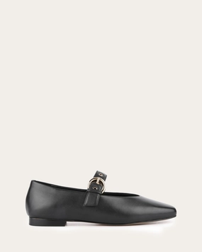 Annabelle Casual Flats Black Leather Active Lifestyle Gear Future Utility