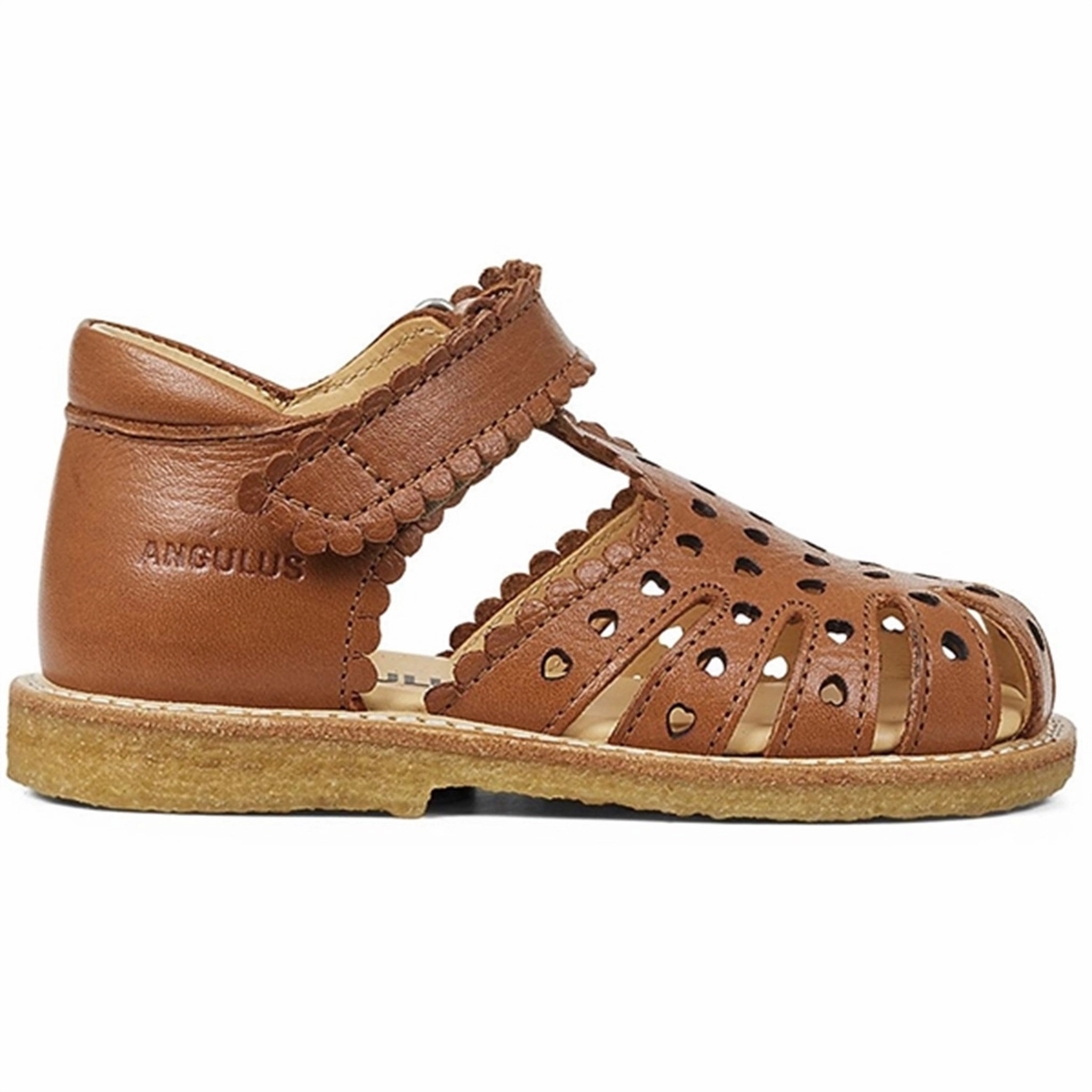 Angulus Starter Sandal W. Velcro Cognac Living In Style City-Flex