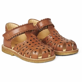 Angulus Starter Sandal W. Velcro Cognac Clean Movement