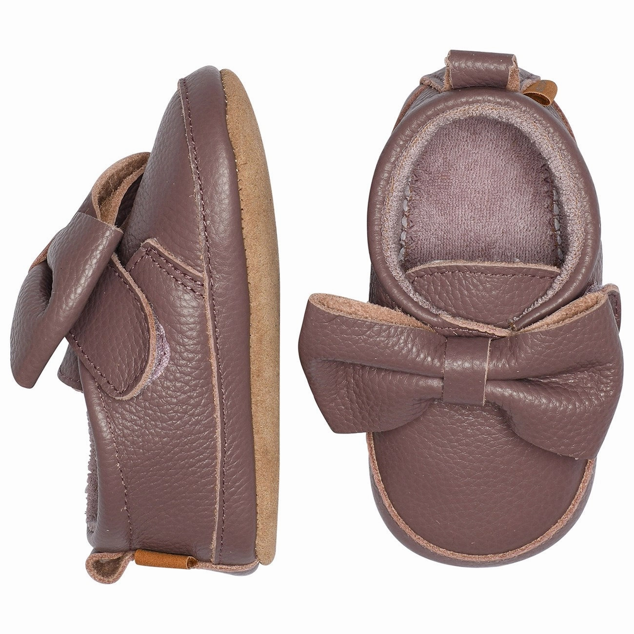 Melton Elderberry Bow L?Der Hjemmesko Progressive Outfit Modern Motion