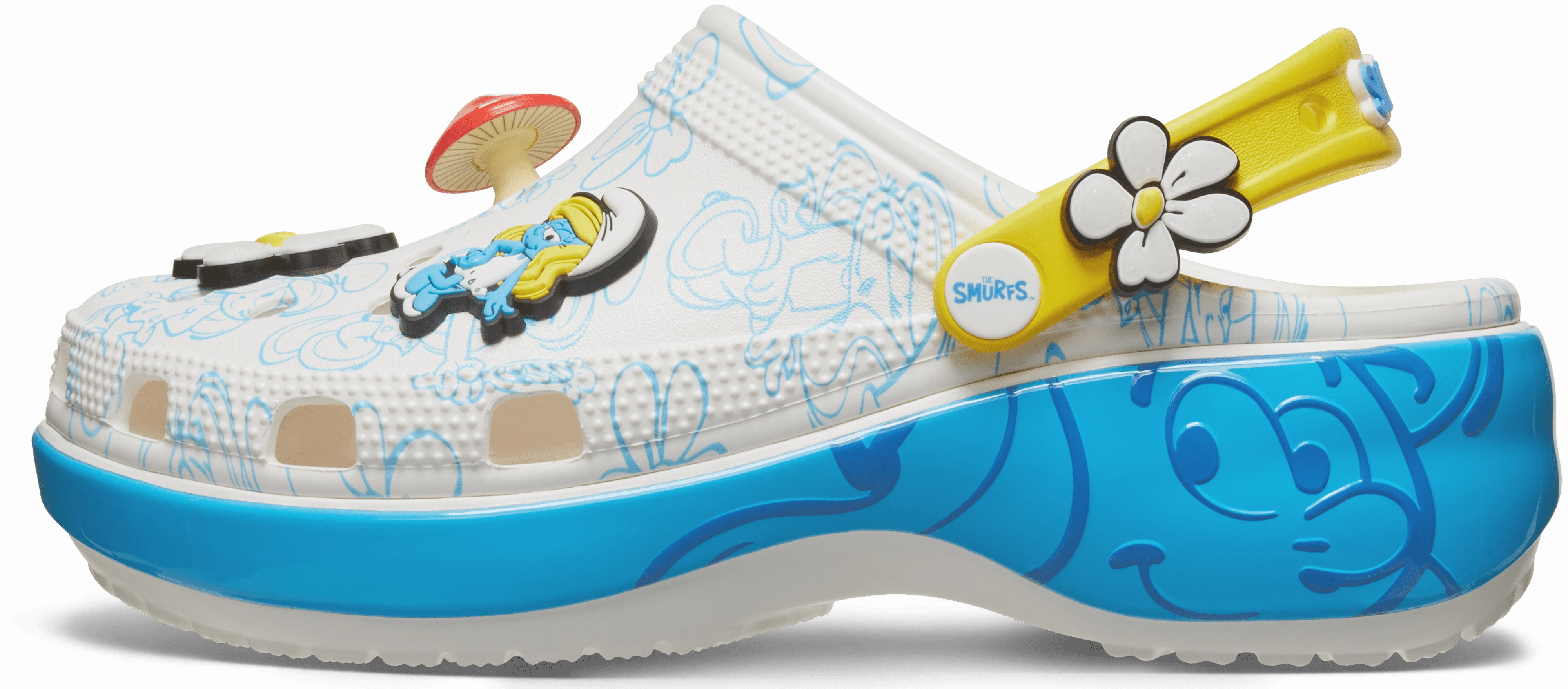 Smurfs Platform Clog Daily Wear Move Smarter