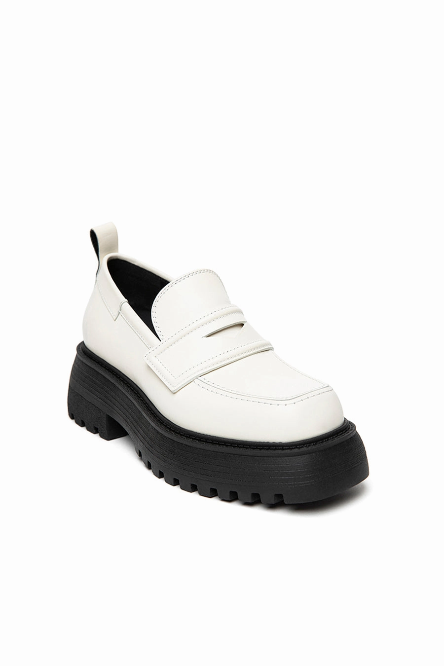 Sofia Lord Loafer Shoe In Ivory Future-Ease Ease In Motion