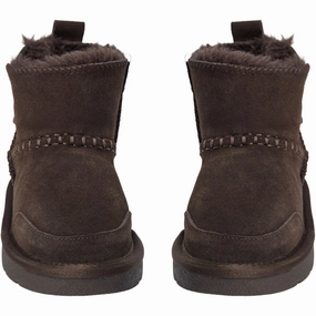 Sofie Schnoor Dark Brown Suede Boots Elevated Basics
