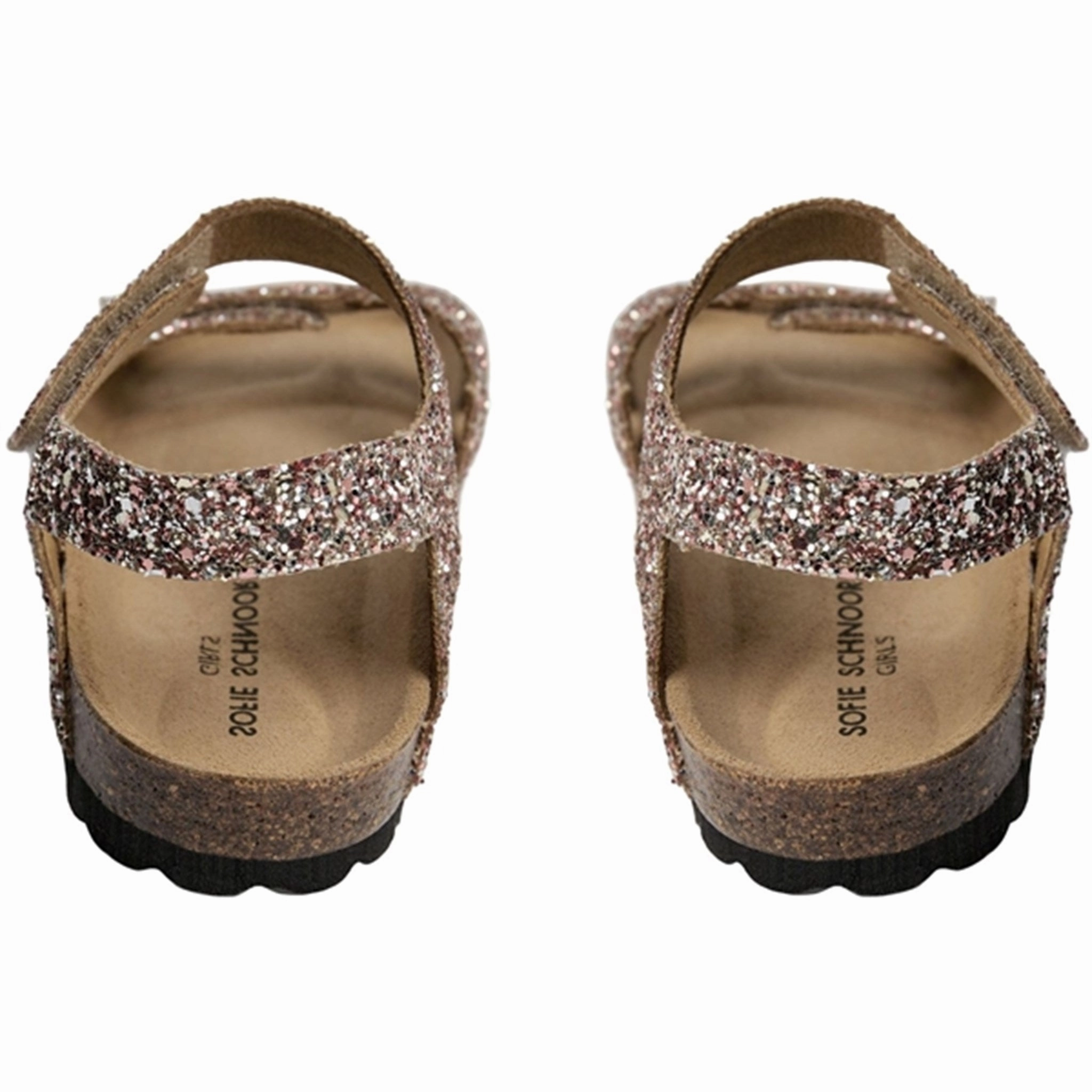 Precision Lifestyle City-Functional Sofie Schnoor Rose Glitter Sandals