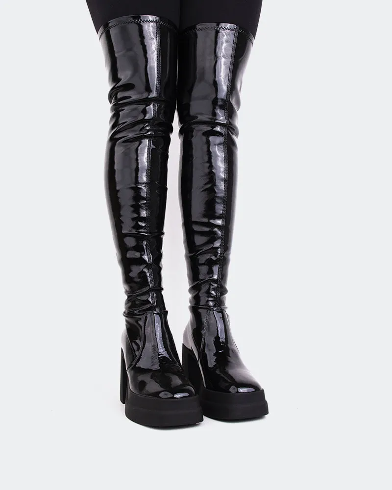 Sofo Black Patent Crafted For Presence