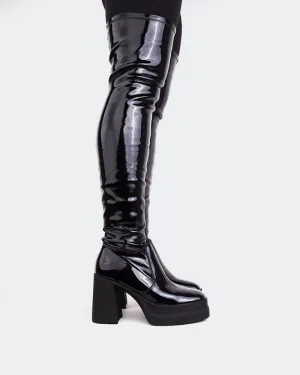 Sofo Black Patent Flow-Forward Gear Vibe-Proof