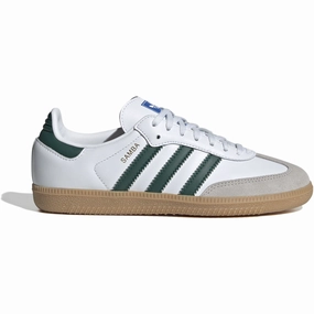 Light-Living Adidas Originals Cloud White/Collegiate Green/Gum Samba Og J Sneakers