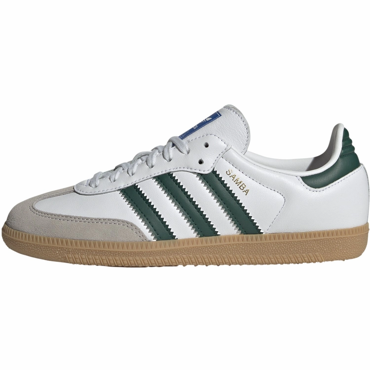 Adidas Originals Cloud White/Collegiate Green/Gum Samba Og J Sneakers Refined Structure Pure Lineswear