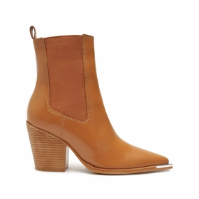 Springsteen Leather Bootie Refined Comfort Streamlined Fit