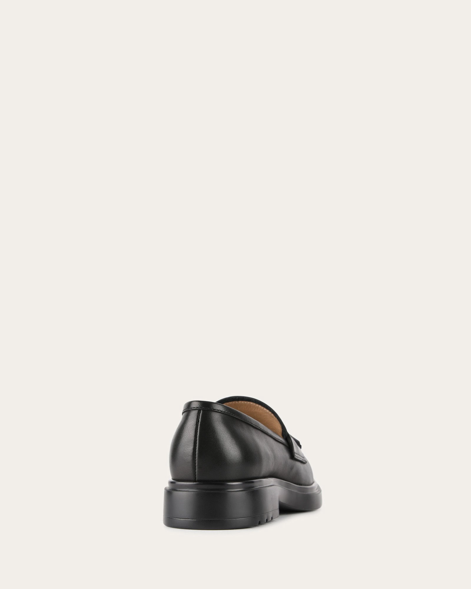 Julius Loafers Black Leather Subtle Tone