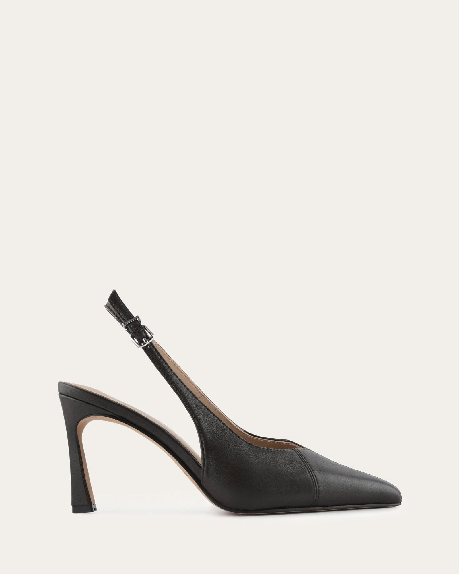 Engineered Casual Smart And Simple Sterling High Heels Bitter Choc Leather
