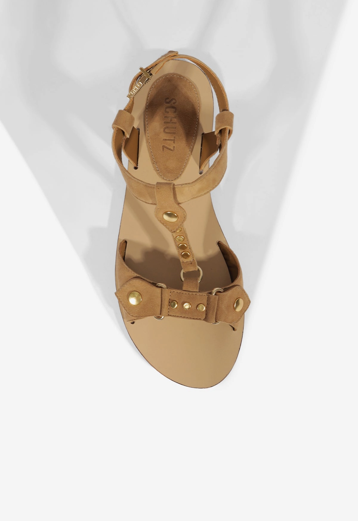 Rhythmic Comfort Stevie Brown Suede Flat Sandal