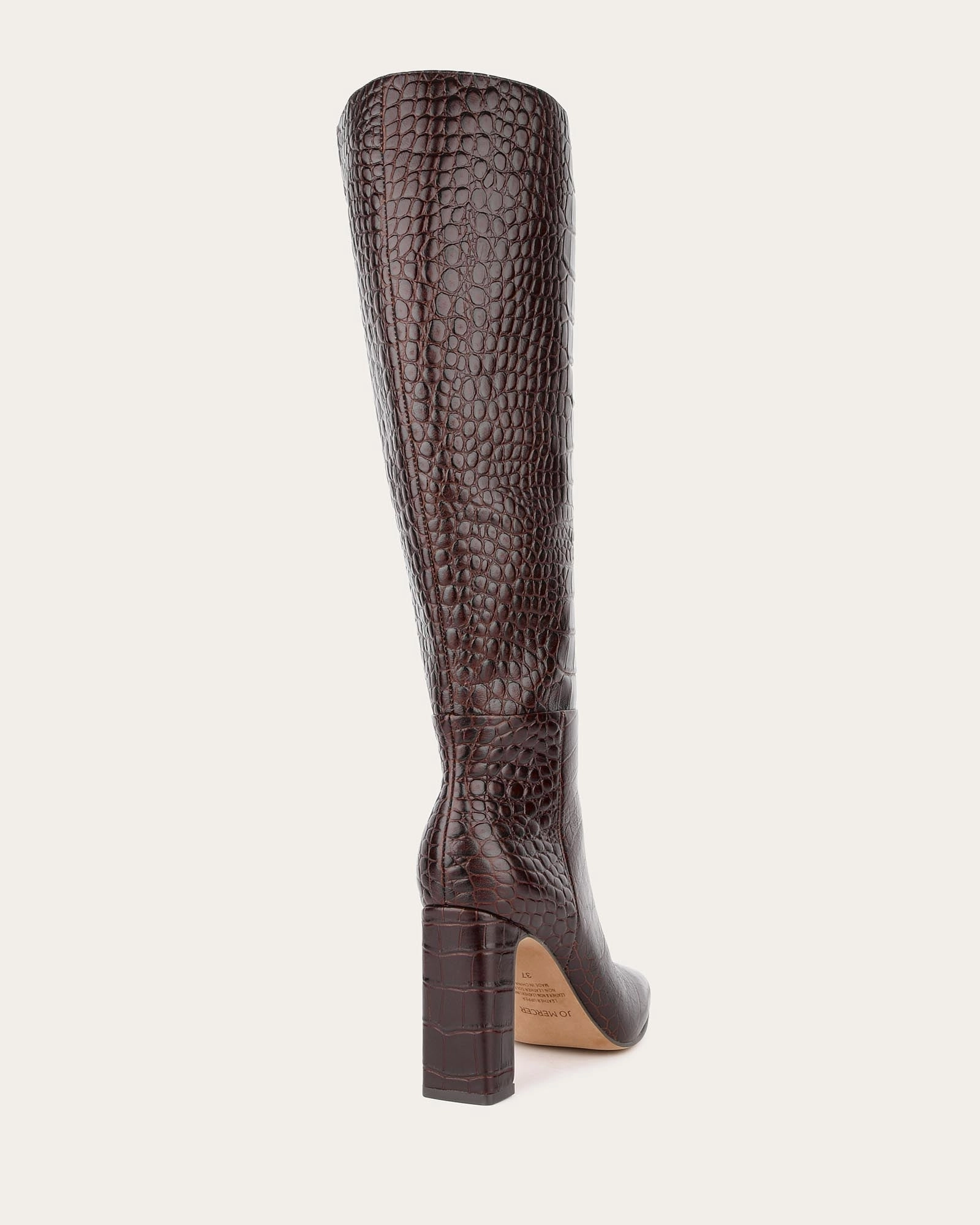 Live Refined Multi-Use Gear Stormi Knee Boots Chocolate Croc