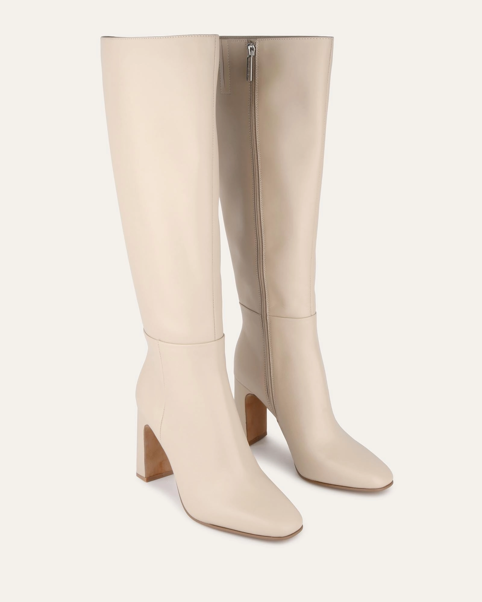 Your New Core Quiet Fit Stormi Knee Boots Sand Leather